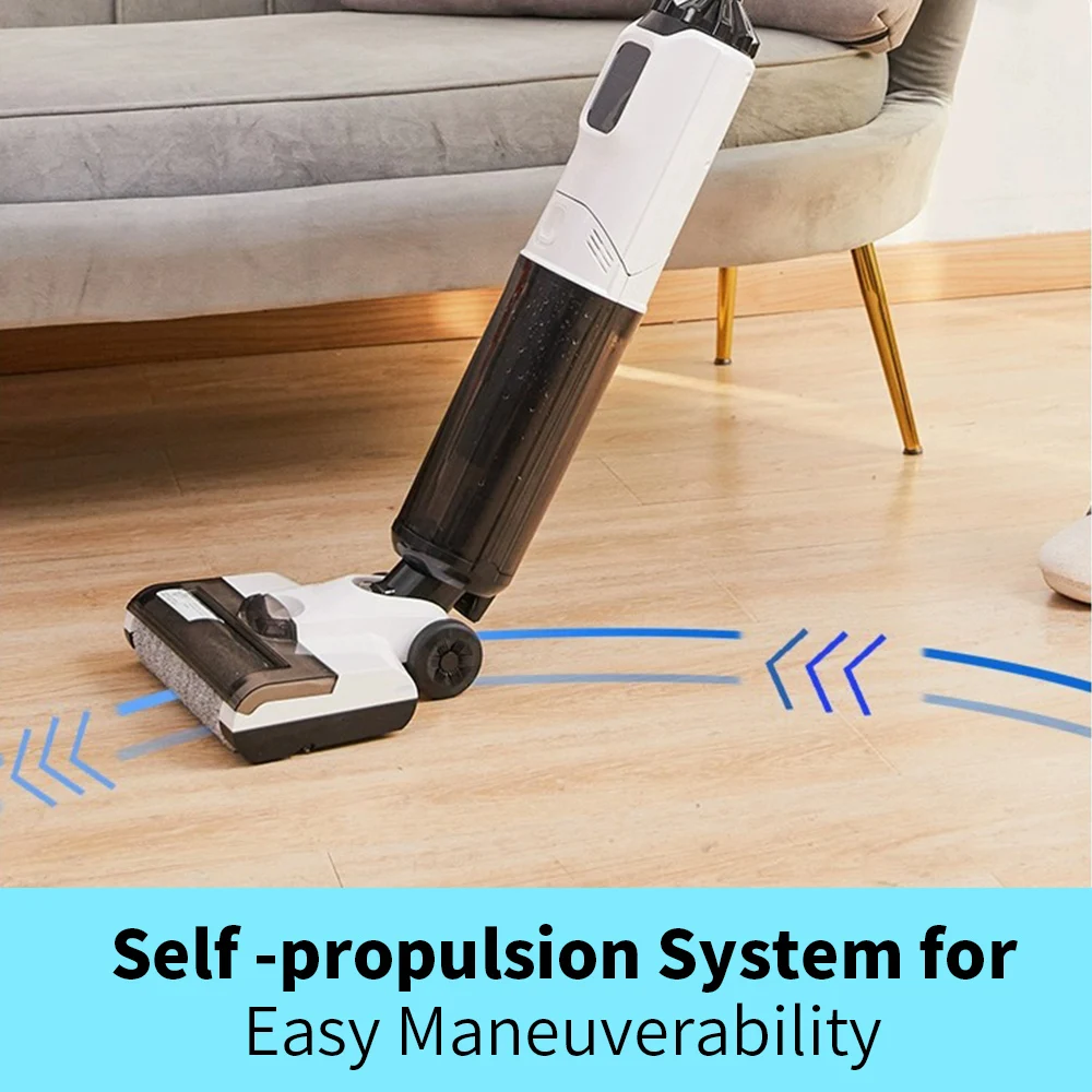 ISWEEP T8 Wet/Dry Washing Machine With Stainless Steel Tank Smart Floor Robotic Vacuum Cleaner