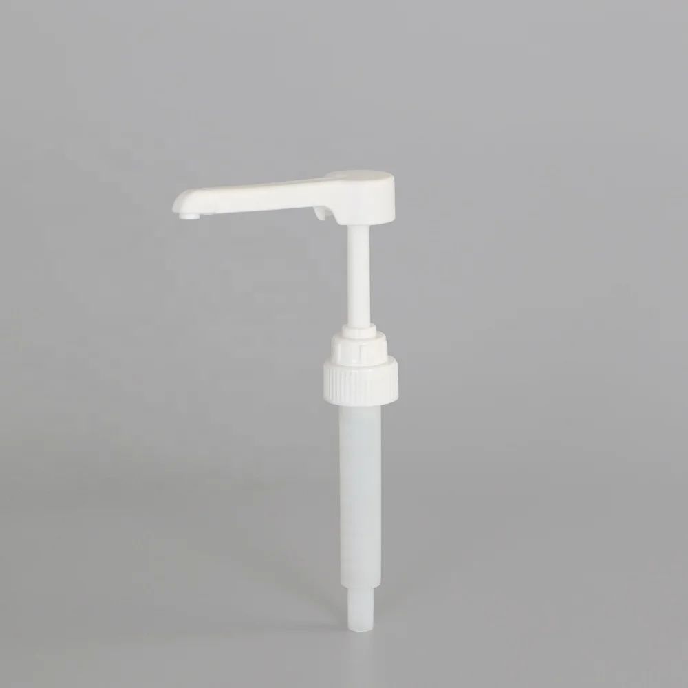 Long nozzle food grade ketchup liquid honey cream juice oyster sauce jam condiment bottle cap dispenser coffee syrup pump