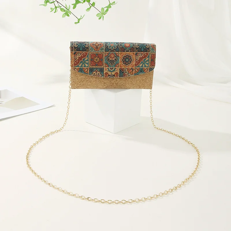 Minibook Wholesale Dinner Bag Custom Card Coin Credit Holder Wallet Purse Eco Friendly Cork Vegan Leather Functional Wallets