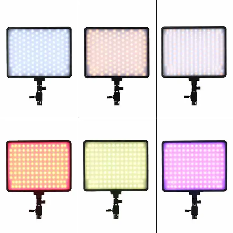FLASHOOT Led 2800K-10000K Dimmable Video Light for Studio Photo Shooting Photograph RGB panel light