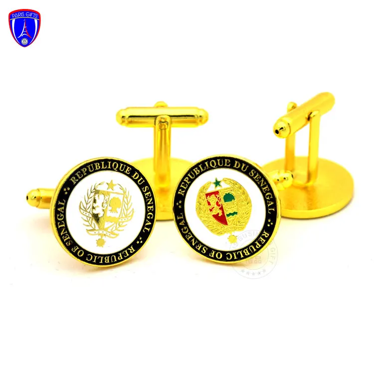 Cuff Links Oem Manufacturer Cheap Customised Car Logo Metal Cufflink Set Stainless Steel cufflinks