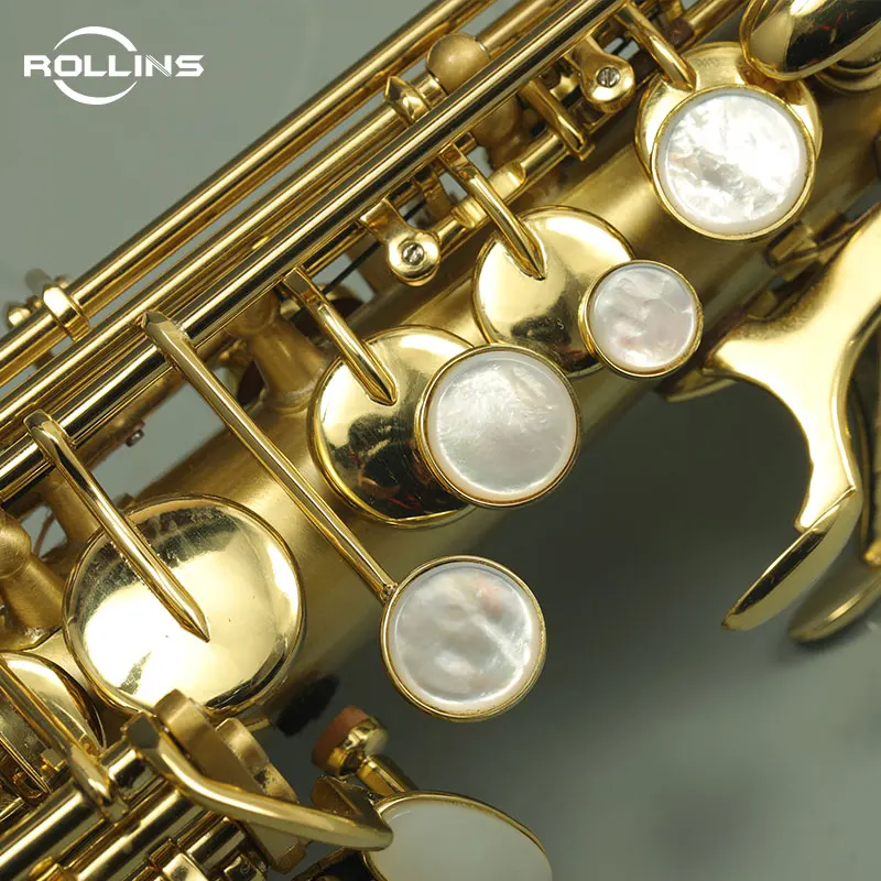Saxophone High Grade Straight Phosphor Copper Body Gold Lacquer Keys KSS-C2 Soprano Saxophone