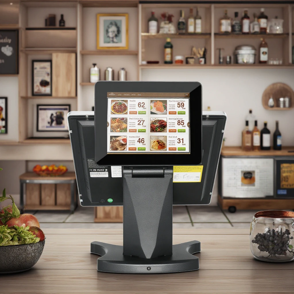 15inch Smart POS Hardware Wifi Cash Register Dual Screen All In One with 8inch Customer Display POS Machine
