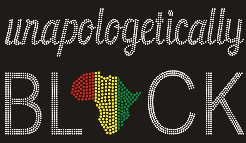 1865 Juneteenth rhinestone transfer design iron on happy Juneteenth rhinestone motif LOVE African