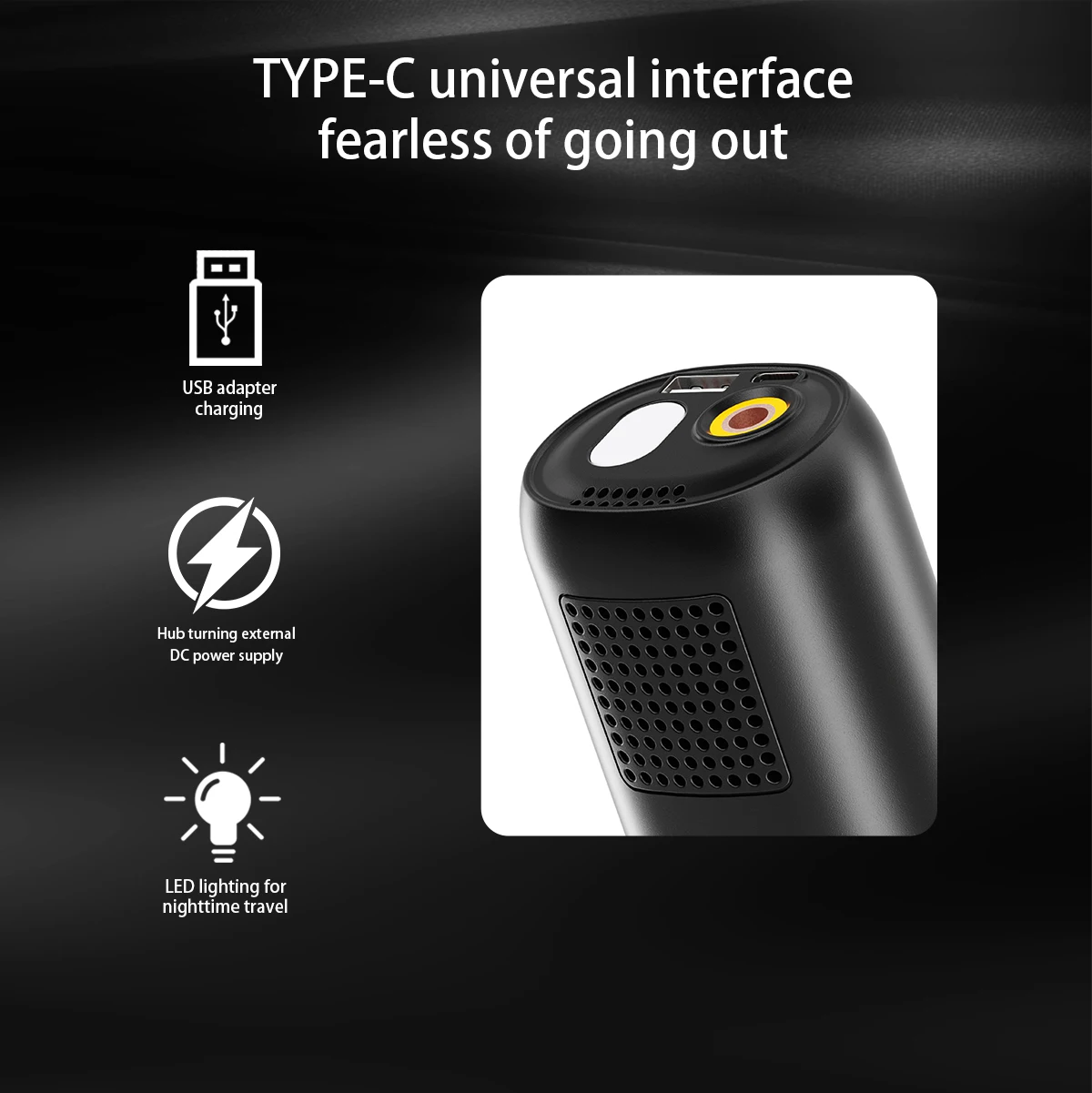 Compact Cordless Smart Pump - Digital Display for Quick & Easy Tire Inflation on Bikes, Scooters