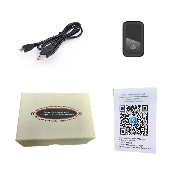 Wholesale Magnetic GF22 Mini Tracker GPS Real Time Tracking Locator Device GPS Tracker Real-time Vehicle Locator For Car