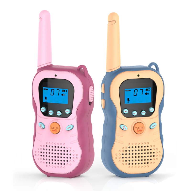  Высокое качество Электрический 3 км междугородние Детские иди и болтай walkie Talkie s игрушка со
