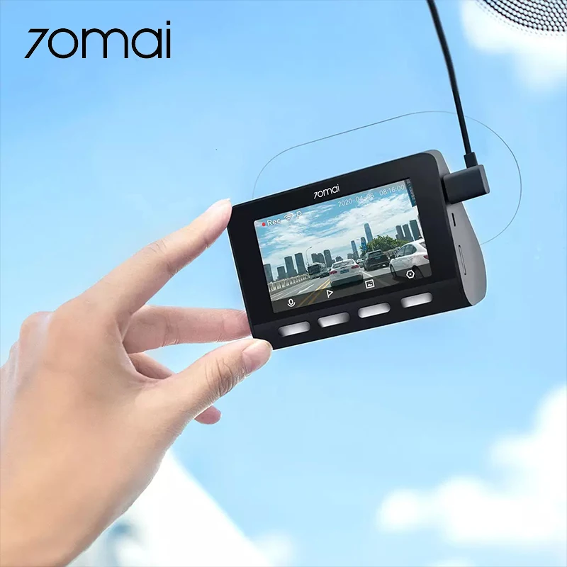  70Mai Smart Dash Cam 4K A800 DVR встроенный GPS с изображениями ADAS UHD IMX415 140 FOV 24H монитор