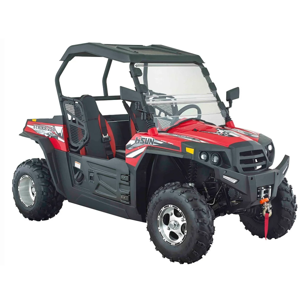 HISUN Quad 250cc/500cc Gas Engine Powered Automatic 4X4 UTV Buggy Off Road C Wholesale Force AWD Australia Quadricycle 4WD