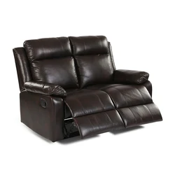 Wholesale furniture living room furniture leather recliner sofa and cup holder cheering rocker manual sofa recliner set