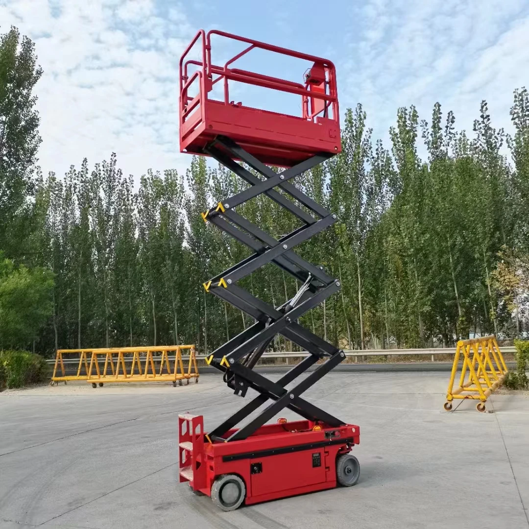 Songmao 2024 мини-пилотируемый Лифт 6-метровый-8-метровый самоходный ножничный вилочный гидравлический подъемный стол