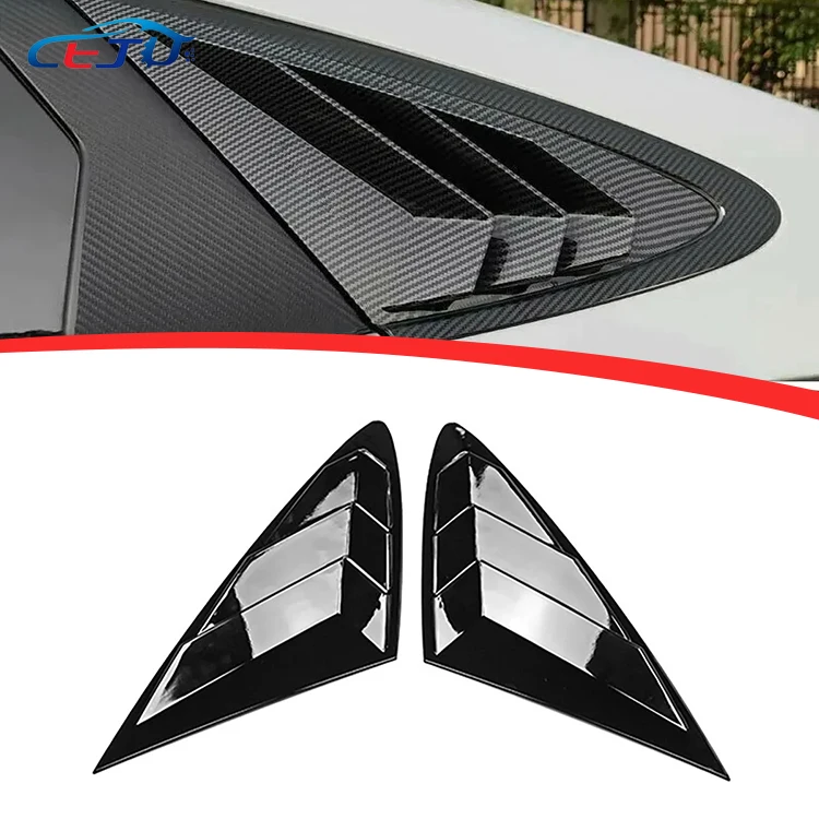 Blind Body Kit Accessories Rear Window Shutter Vent Louver For Hyundai Sonata 2020-2022