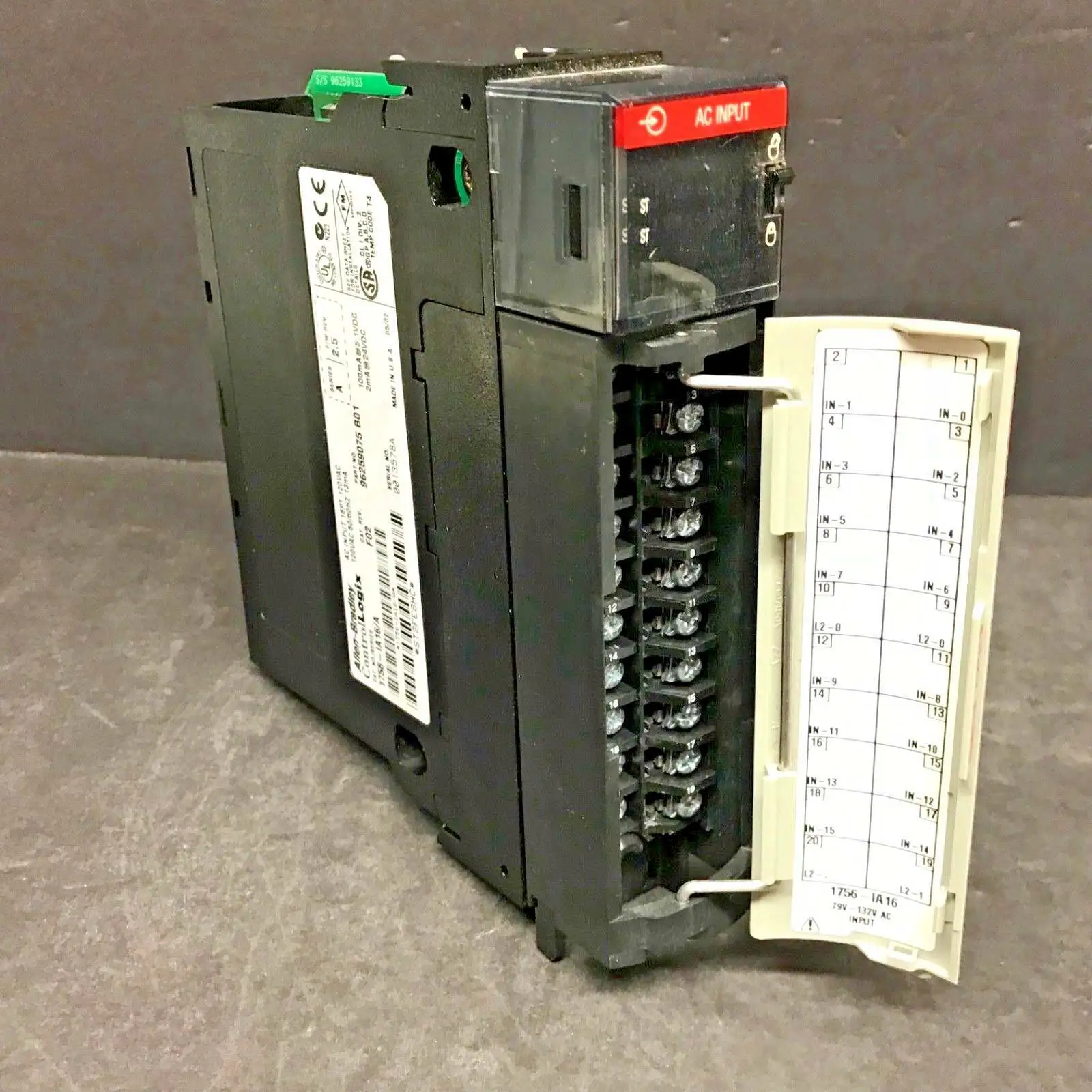 high quality ControlLogix Position NEMA Screw Clamp Block 1756-TBNH plc