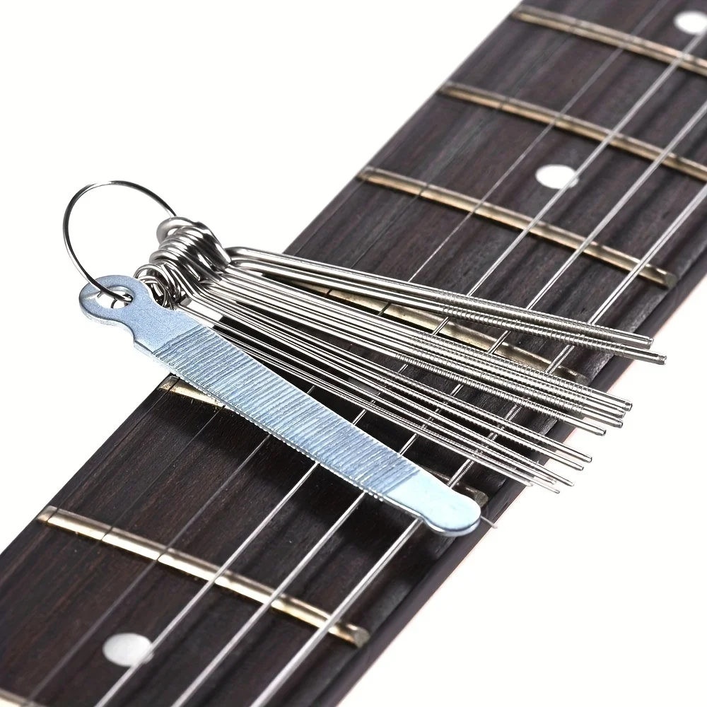 Professional Guitar Nut Slotting File Kit DIY Slot Filing Set Music Accessories Guitar Repair Tools