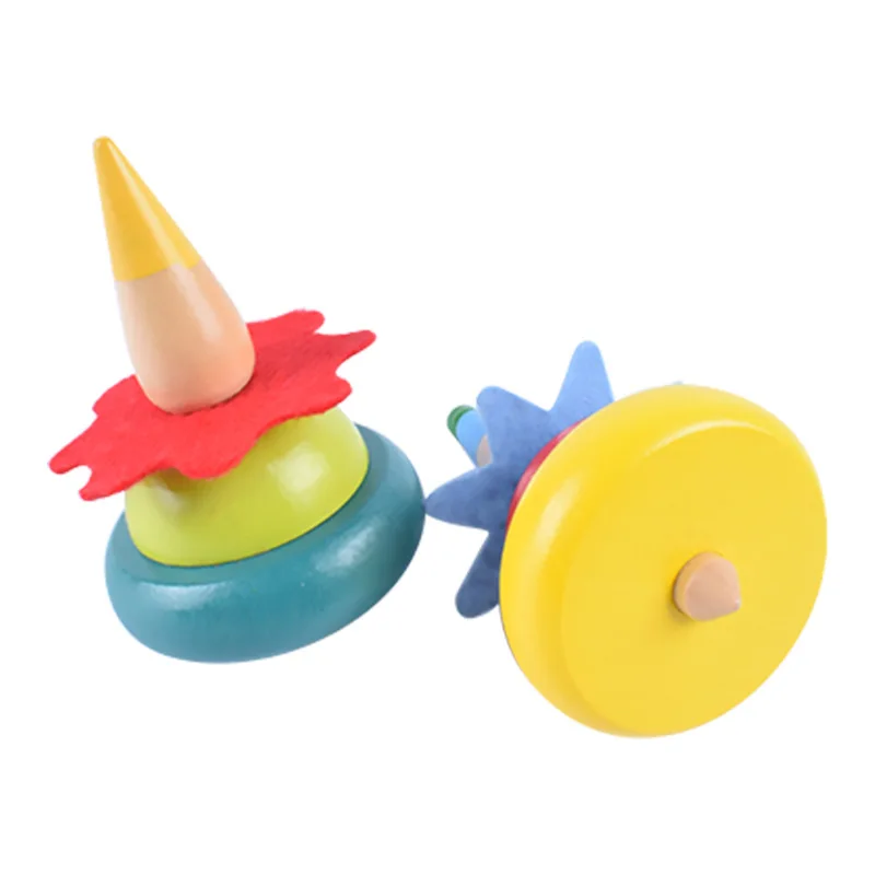 New Wooden Game Toys Children Intelligence Kids Classic Spinning Top Game Education Wooden Toys for Chid Educational