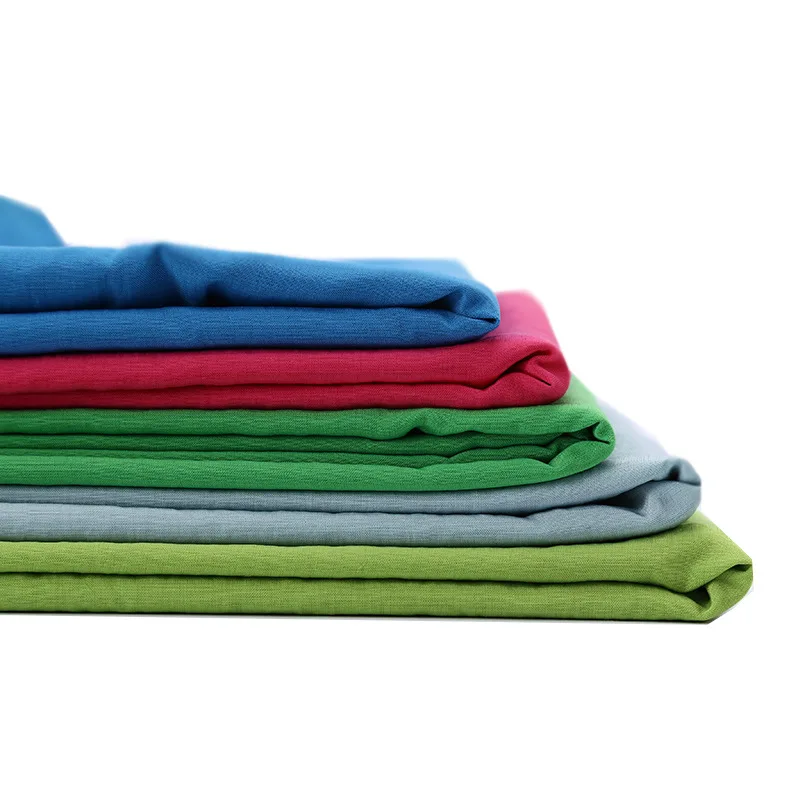 Wholesale Bright Silk Cross Cloth Plain Fabric 14% Nylon 86% Polyester Fabric