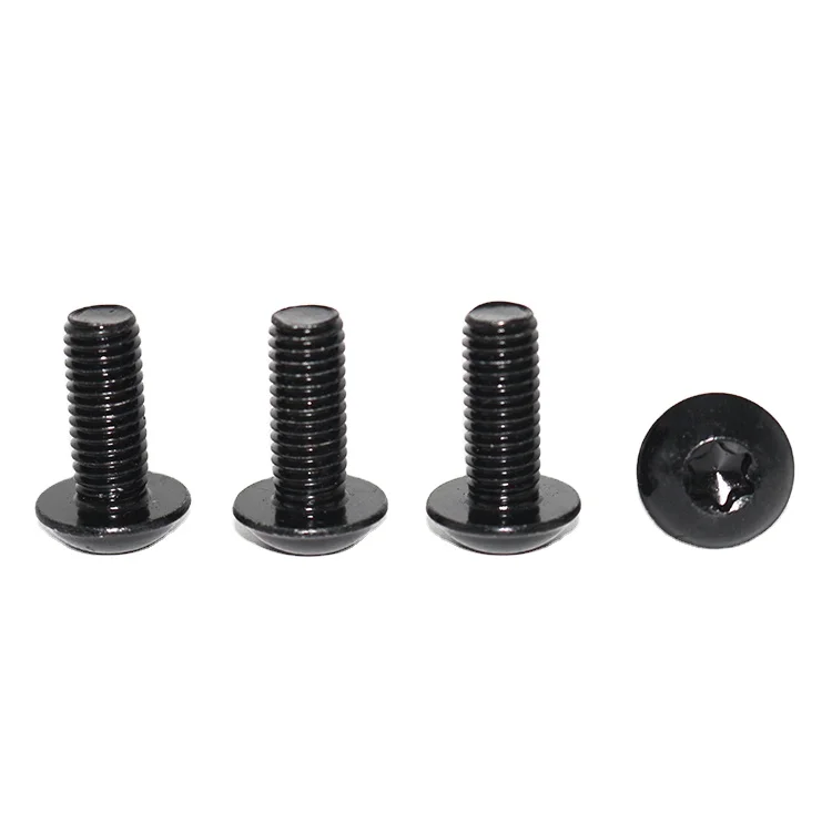 Black Round Head Square Neck Bolt Hexagon Socket Button Mushroom Head Machine Bolt Carriage Bolts