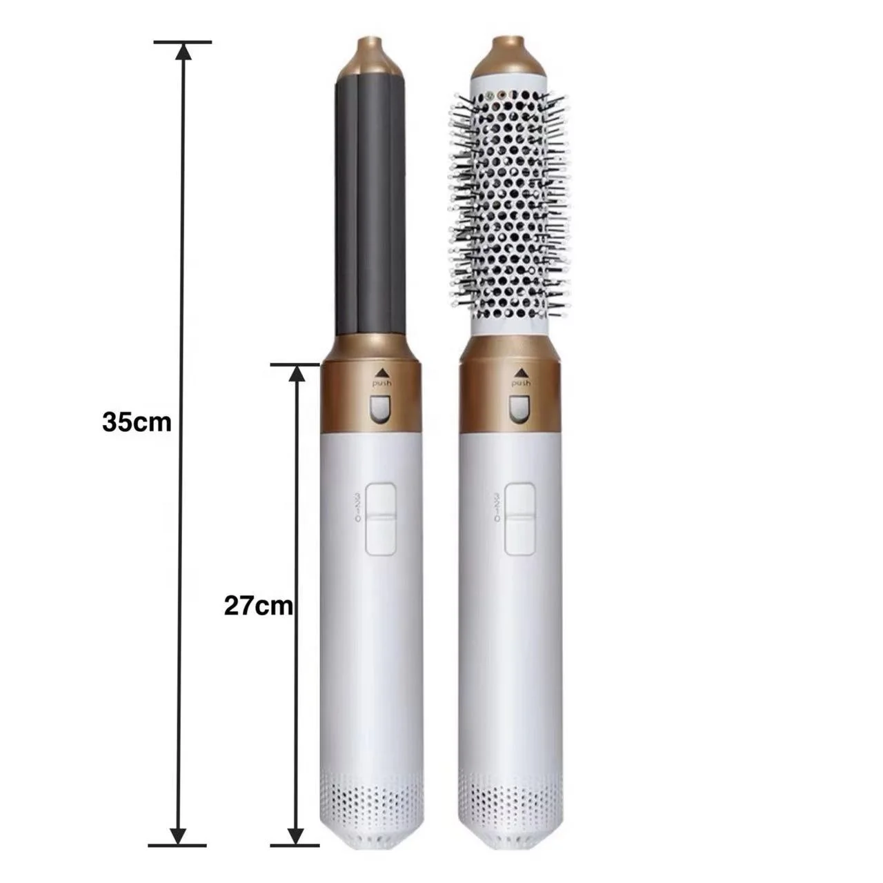 High-Speed Negative Ionic Hair Dryer Brush 5 in 1 Air Styling Multi Hair Styler with Air Curling Iron, Volumizing, Smoothing