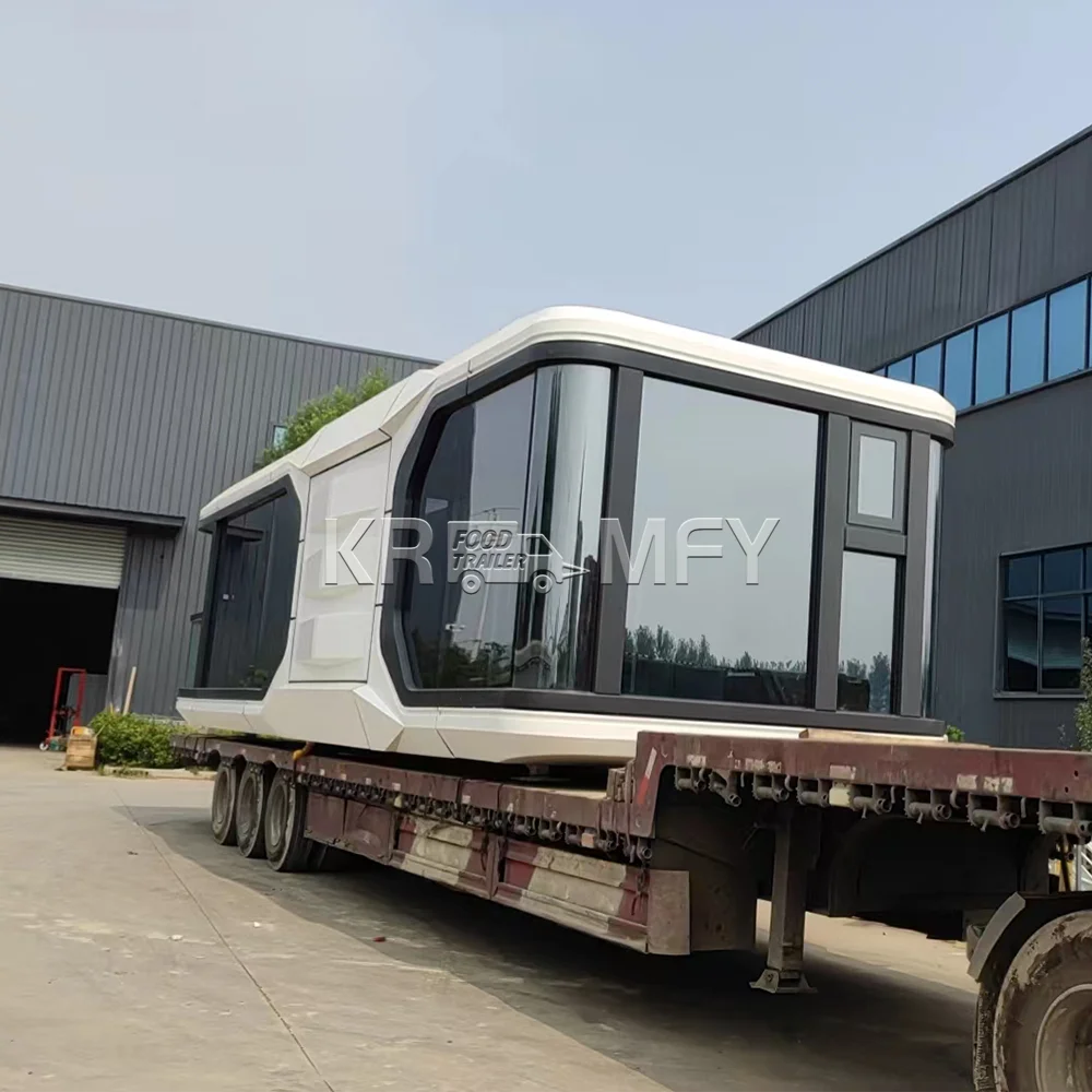 2024 Wholesale Hot Prefabricated Capsule Hotel Transportable House Modern Luxury Hotel Space Capsule Room