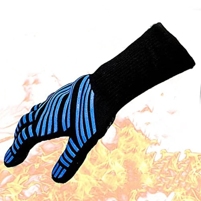 High quality outdoor barbecue gloves top cooking gloves