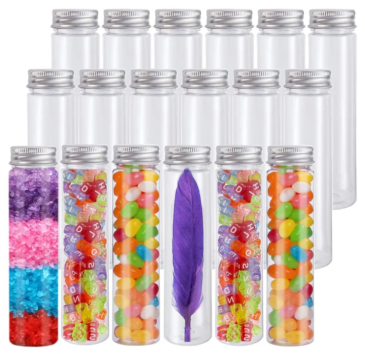 Supply 30 grams  55*94mm PET  flat bottom transparent test tube