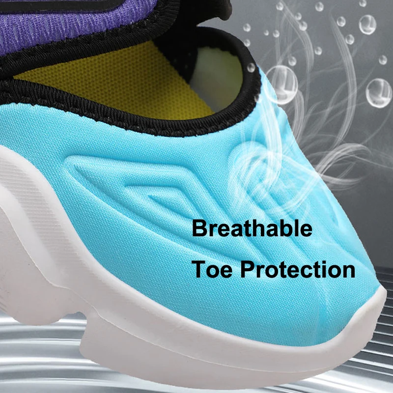 2021 Female Wedge Heels Shoes Summer Comfortable Sandals Slip-on Flat Platform Sandals For Women And Ladies