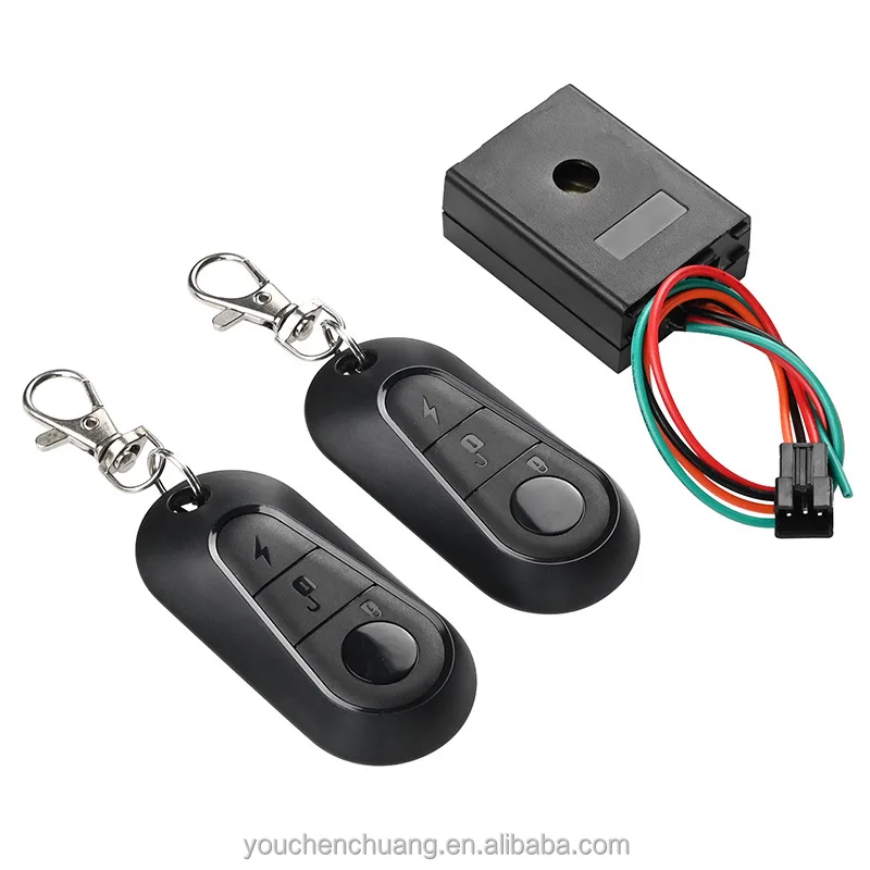 36-72V electric bicycle Motorcycle anti-theft alarm system Electric scooter remote control anti-theft