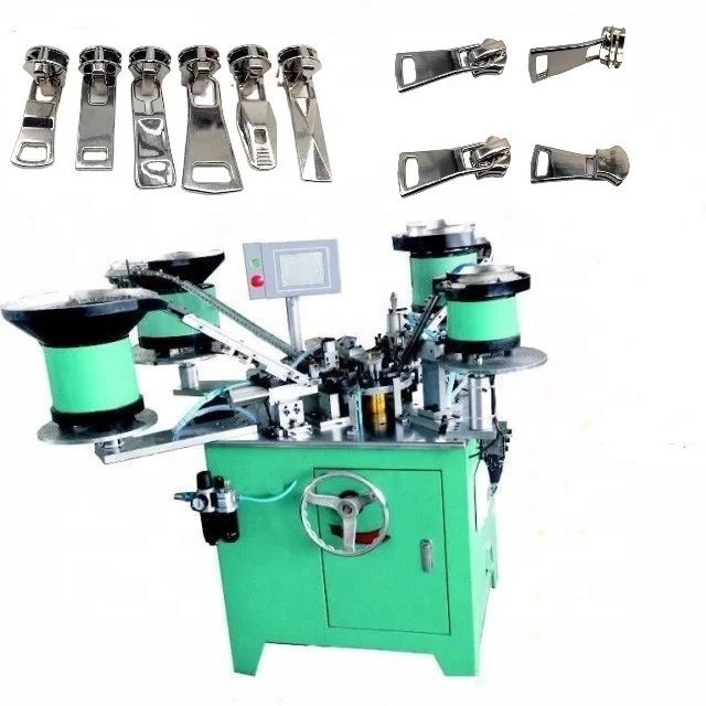 KYY Autolock Zipper Assembly Machine, Zipper Slider Machinery(5 Components, Four Points), Zinc-Zippers-Making-Machine