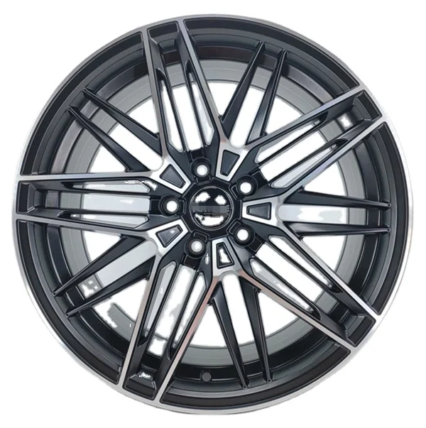 18 19 inch rims black machine face 5 Spoke car alloy wheels