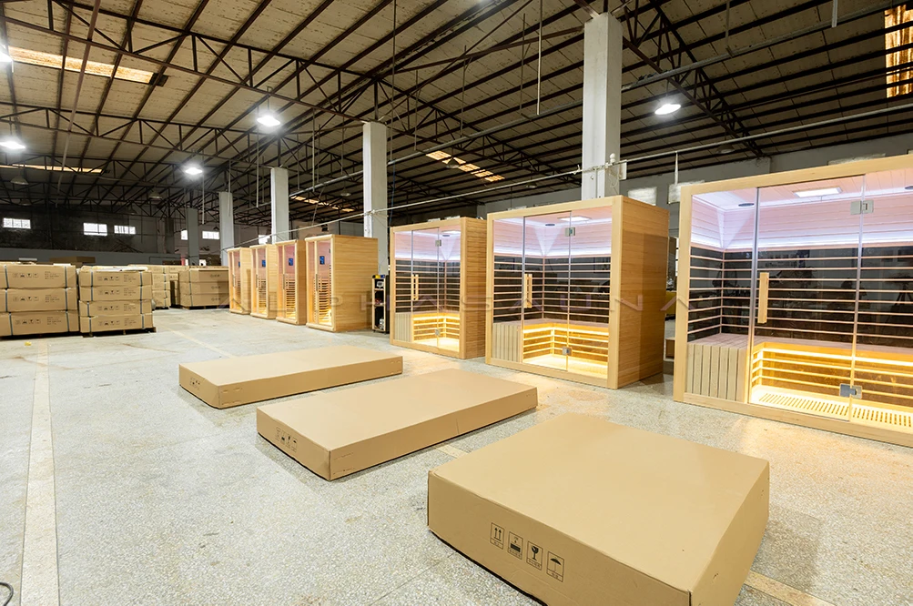 Sauna Suppliers Hot Sale Square Led Infrared Sauna For Home