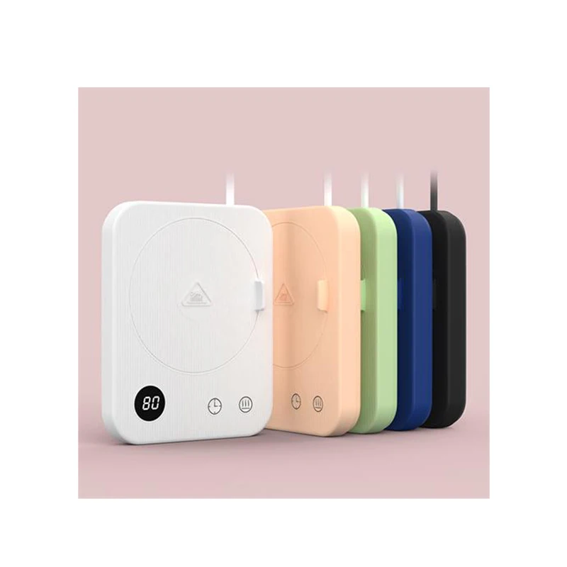 Smart Self Heating Cup Pad Wireless Mobile Charging Thermostat Coffee Cup Warmer Coffee Cup Travel Mug Warmer