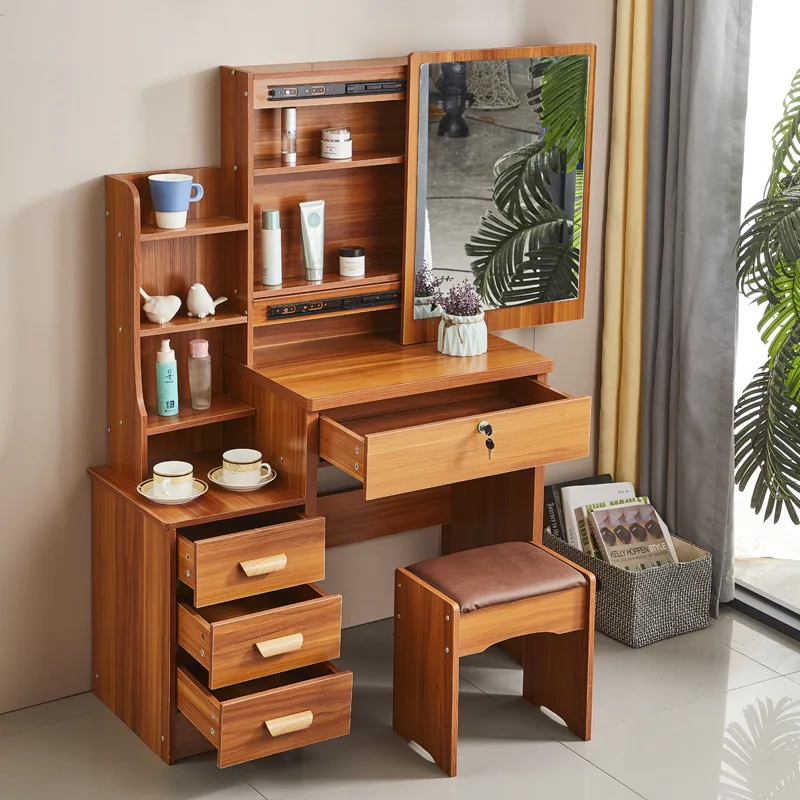 modern luxury make up table set dressing table set for bedroom with mirror