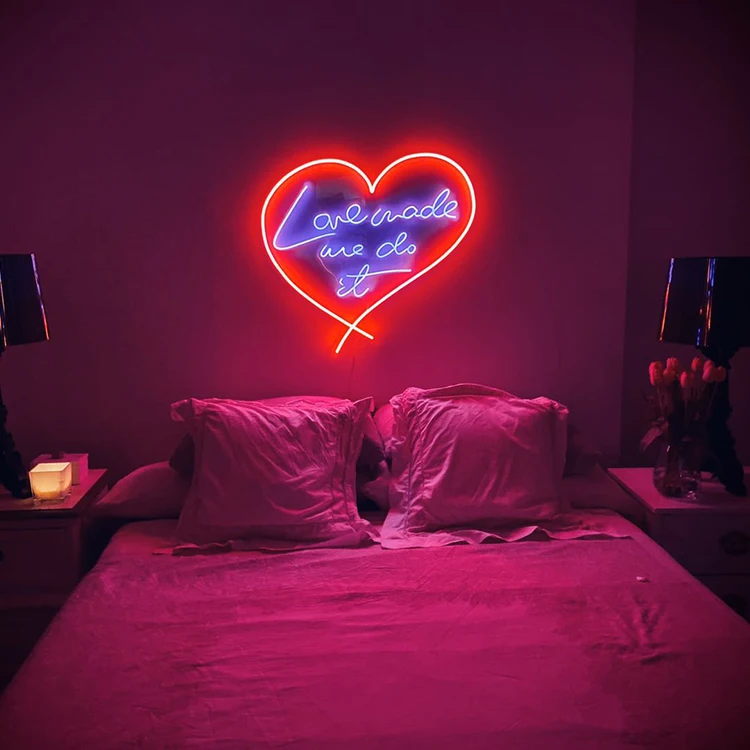 Ready to ship romantic name custom led neon light sign flex neon letter for wedding decoration