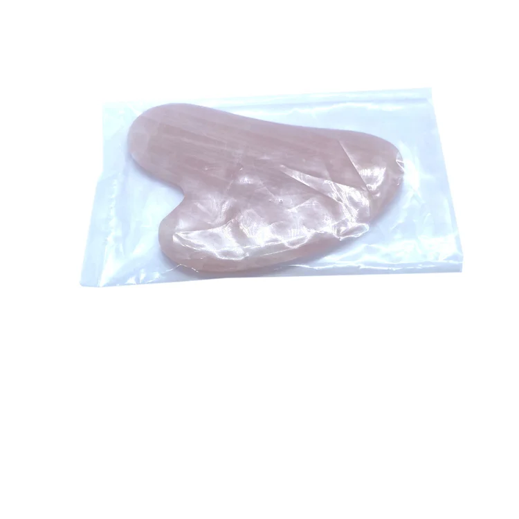 Facial Lifting gua sha face massager jade tool Skin Care Cellulite Heart Shaped Pink Rose Quartz jade gua sha