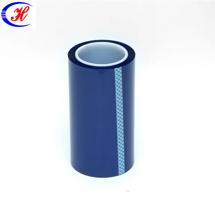 Manufacturer Silicone Adhesive High Temperature Blue Polyester Tape No Residue