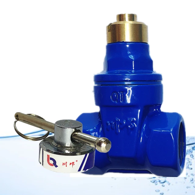 Densified soft sealing thread connected knife gate valve is an intelligent water valve with EPDM valve plate
