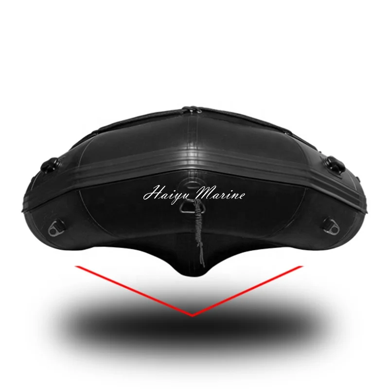 Hot sale hypalon rigid rib boat with aluminum base suitable for 18-40hp engine