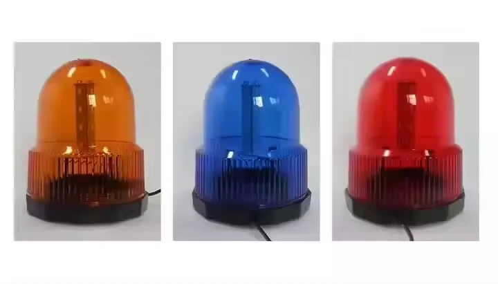 12V 24V Red Blue Amber Truck Beacon Strobe Lights Roof Top Magnetic Light