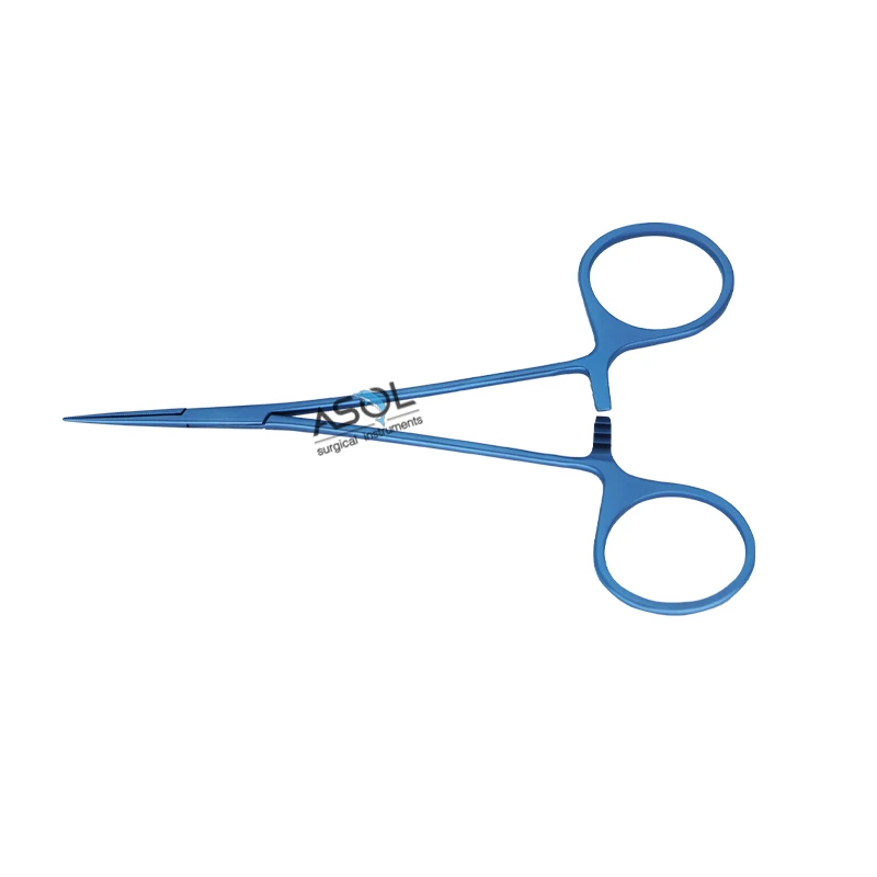 Professional titanium alloy surgical hemostatic forceps straight fine surgical instruments