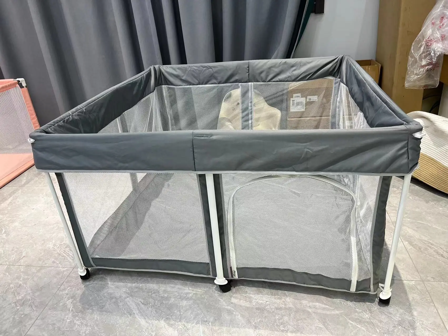 RHS-PPEN7 Play Home  Multifunctional Safe Baby Playpen Center Baby factories foldable playpen playpen fence play yard