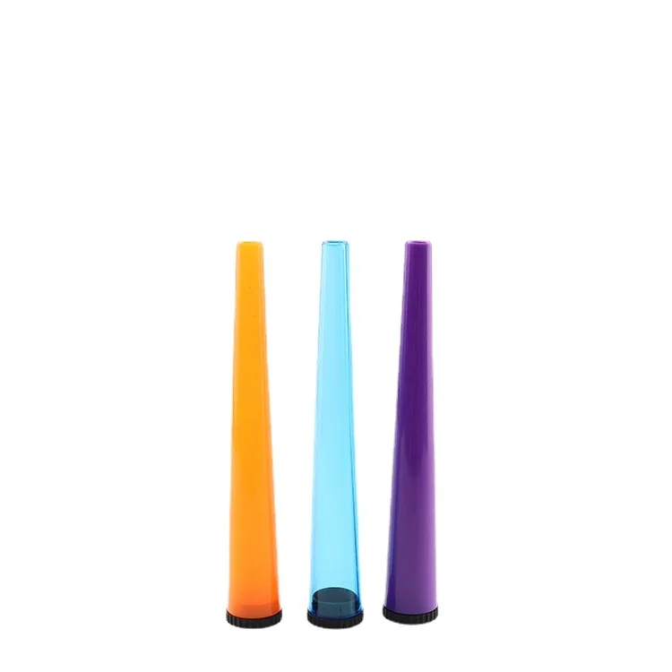 115 мм пластиковая сигаретная трубка конус держатель Контейнер с пользовательским логотипом коническая крышкой аксессуары для курения оптом