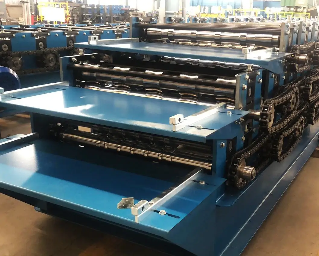 Three Layers Roof Sheets Roll Forming Machine