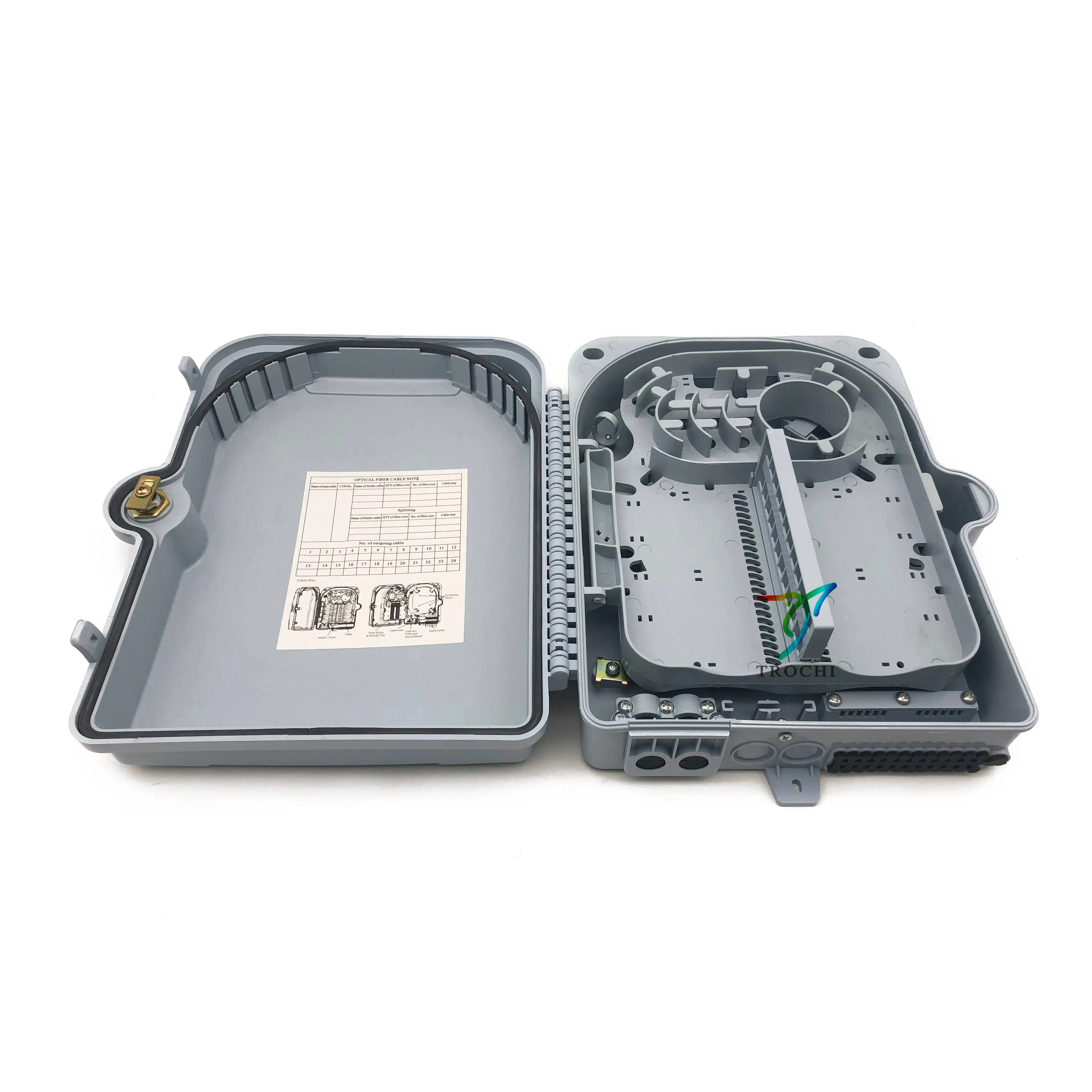 16/24 core FTB FDB FTTH distribution box fiber box with removable port