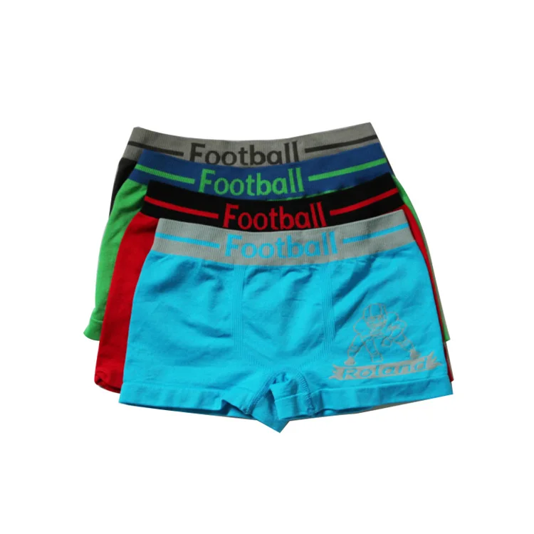 Новый стиль, модные милые бесшовные боксеры для мальчиков, детское нижнее белье, оптовая продажа