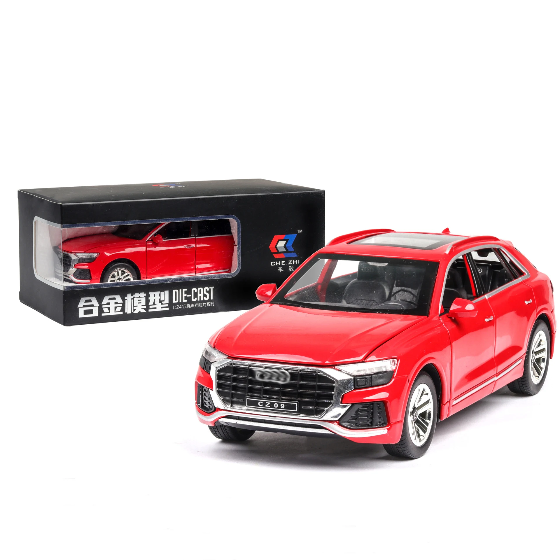 1/24 модель автомобиля Q8 имитация модели легкосплавные игрушки коллекция креативных украшений