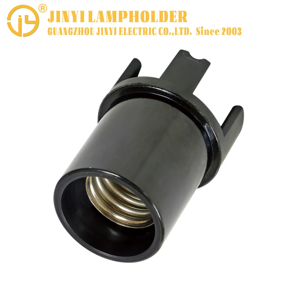 factory price lamp accessories waterproof e17 light bulb base black bakelite  lamp bases night lights