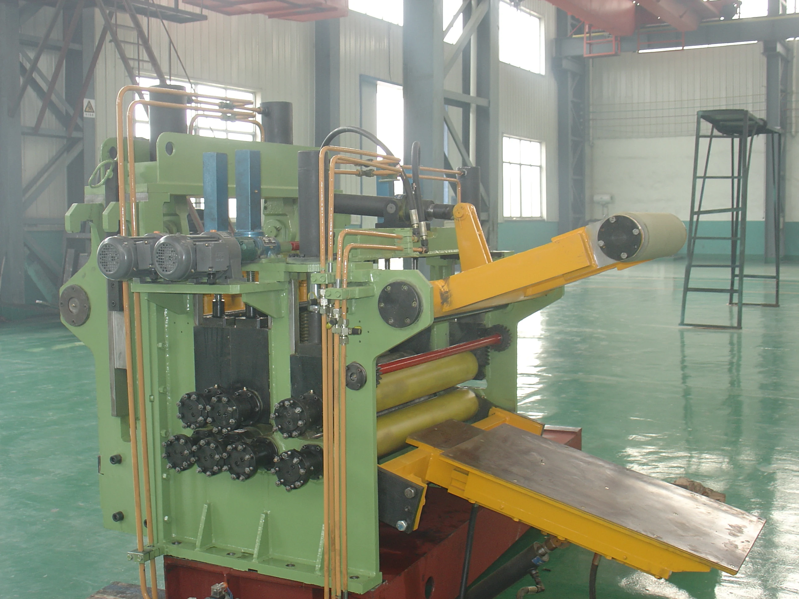 Steel coil flattening leveling rewind coil machine/metal sheet or steel coils leveler,levelling machine