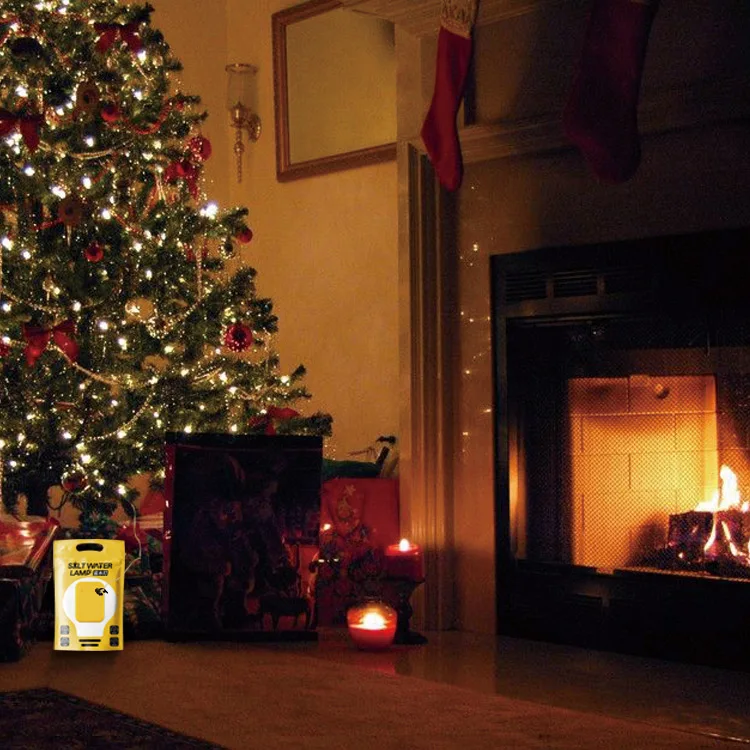 Hot Sale Eco-friendly Emergency Salt Water Powered Lamp With String Lights Portable Salt Water Lamp Power Bank For Outdoor