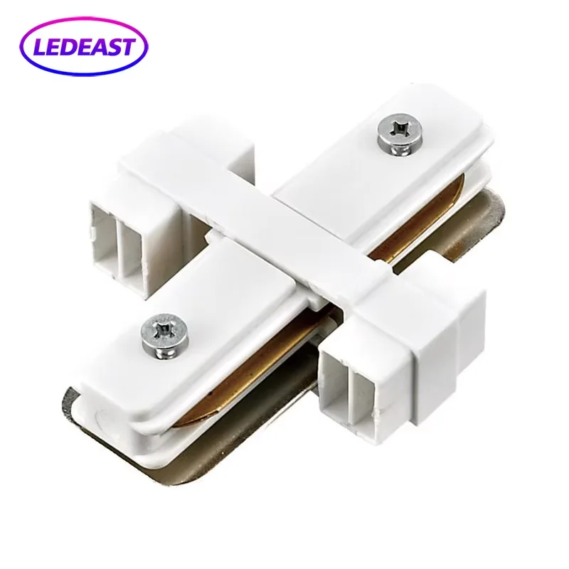 LEDEAST T025 Aluminum Track Rail Bar Widen Suspension 2 Wires Single Phase Track Line for track lighting