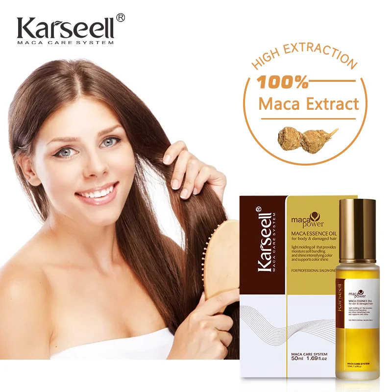 Karseell Hot Sale Product Private Label Pure Plant  Hair Argan Oil Morocco Body Care High Quality Hair Treatment Growth Oil